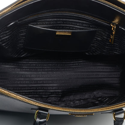 Prada Saffiano Lux Extra Large Galleria Double Zip Tote Black 5 of 14