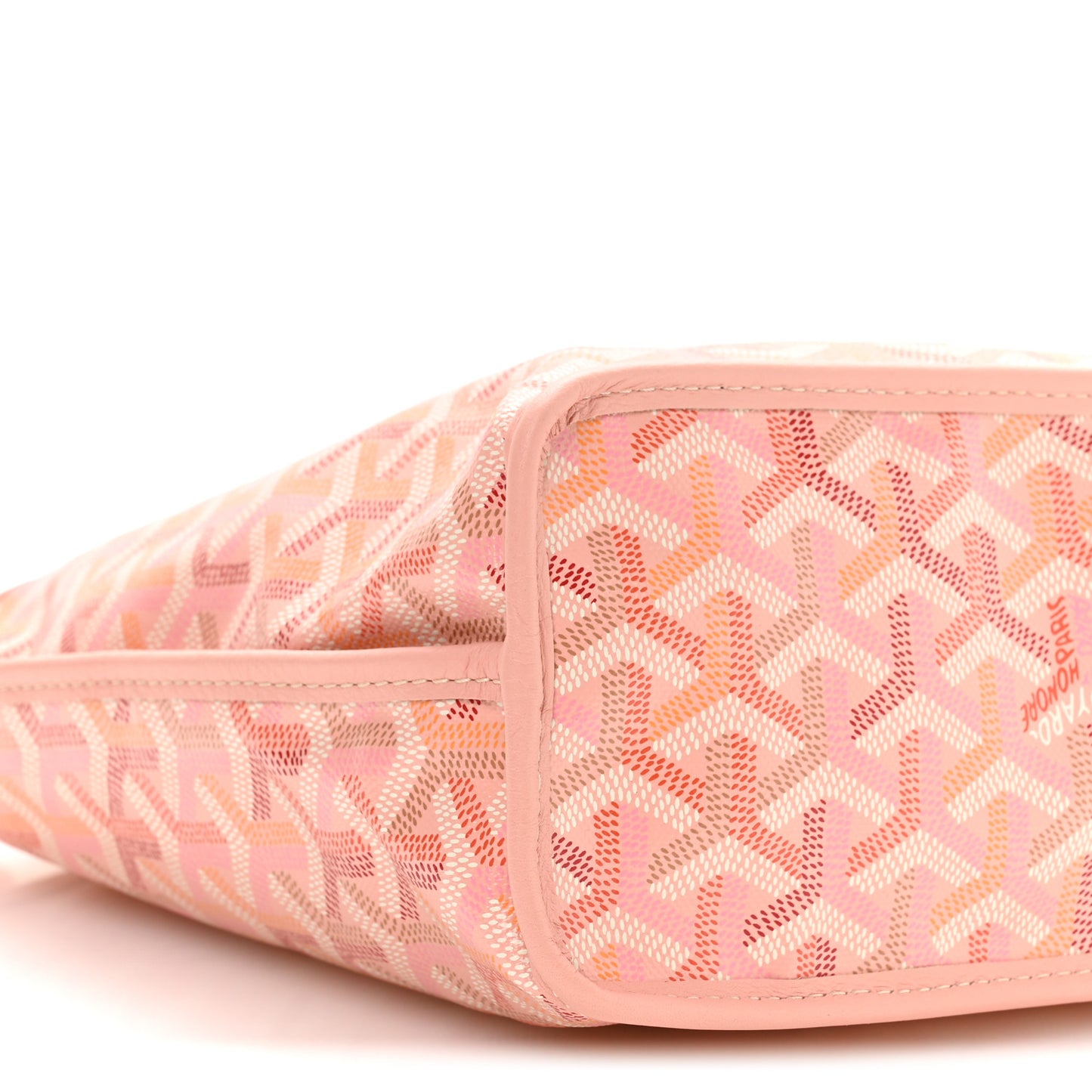 Goyardine Reversible Mini Anjou Powder Pink