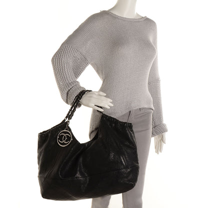 Chanel Calfskin XL Coco Cabas Black 2 of 7