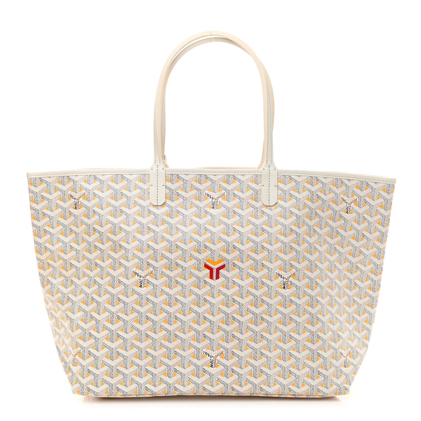 Goyardine Saint Louis Claire Voie PM White Orange