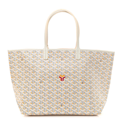 Goyard Goyardine Saint Louis Claire Voie PM White Orange 3 of 11