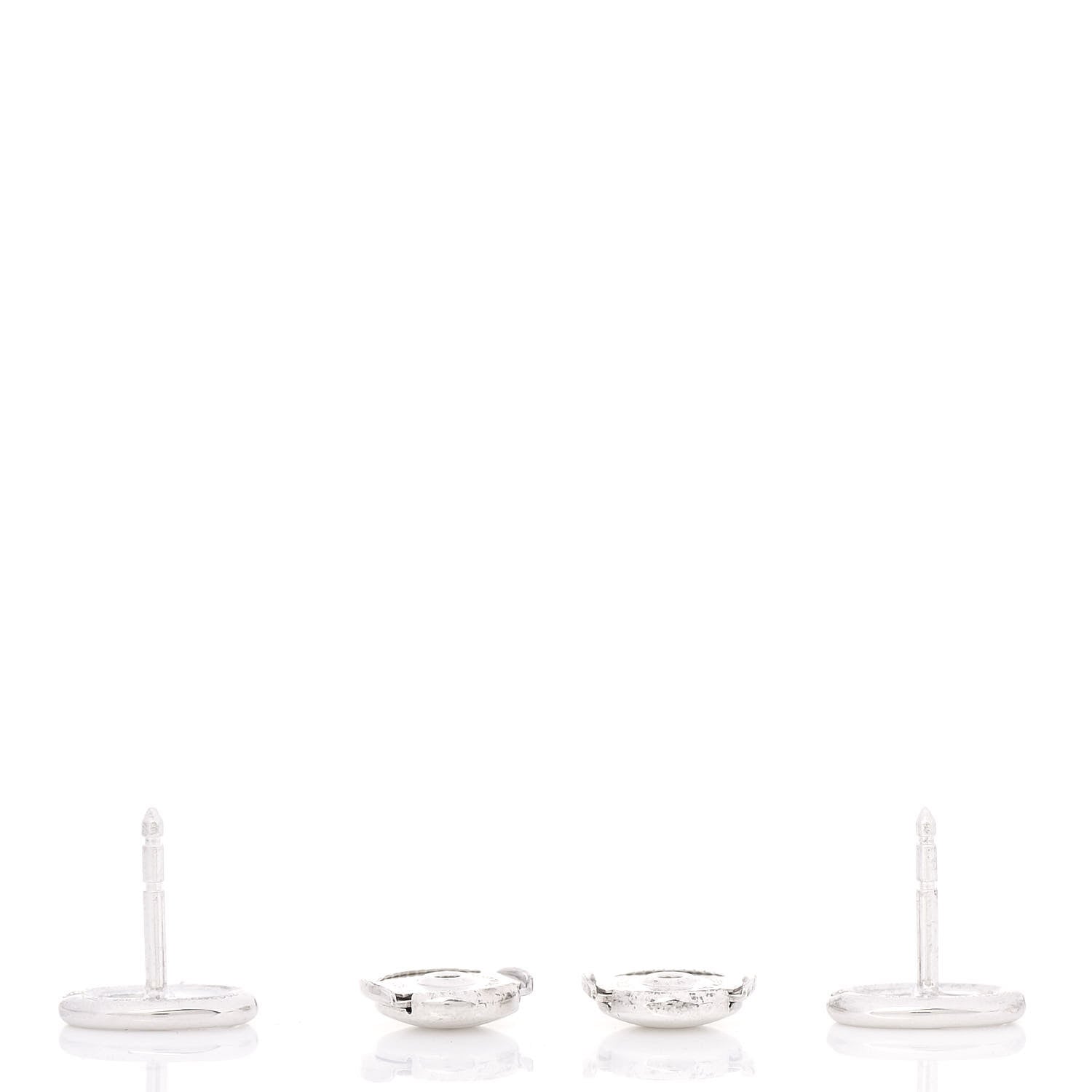 Hermes Sterling Silver TPM Farandole Earrings 3 of 8