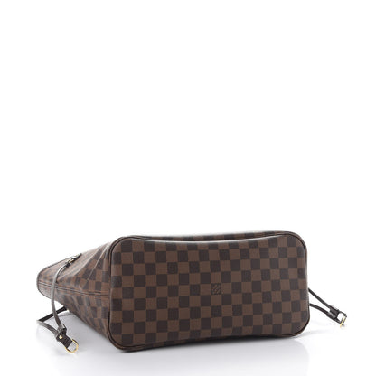 Louis Vuitton Damier Ebene Neo Neverfull MM Rose Ballerine 6 of 16