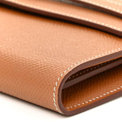 Hermes Epsom Kelly Longue Wallet Gold 9 of 12
