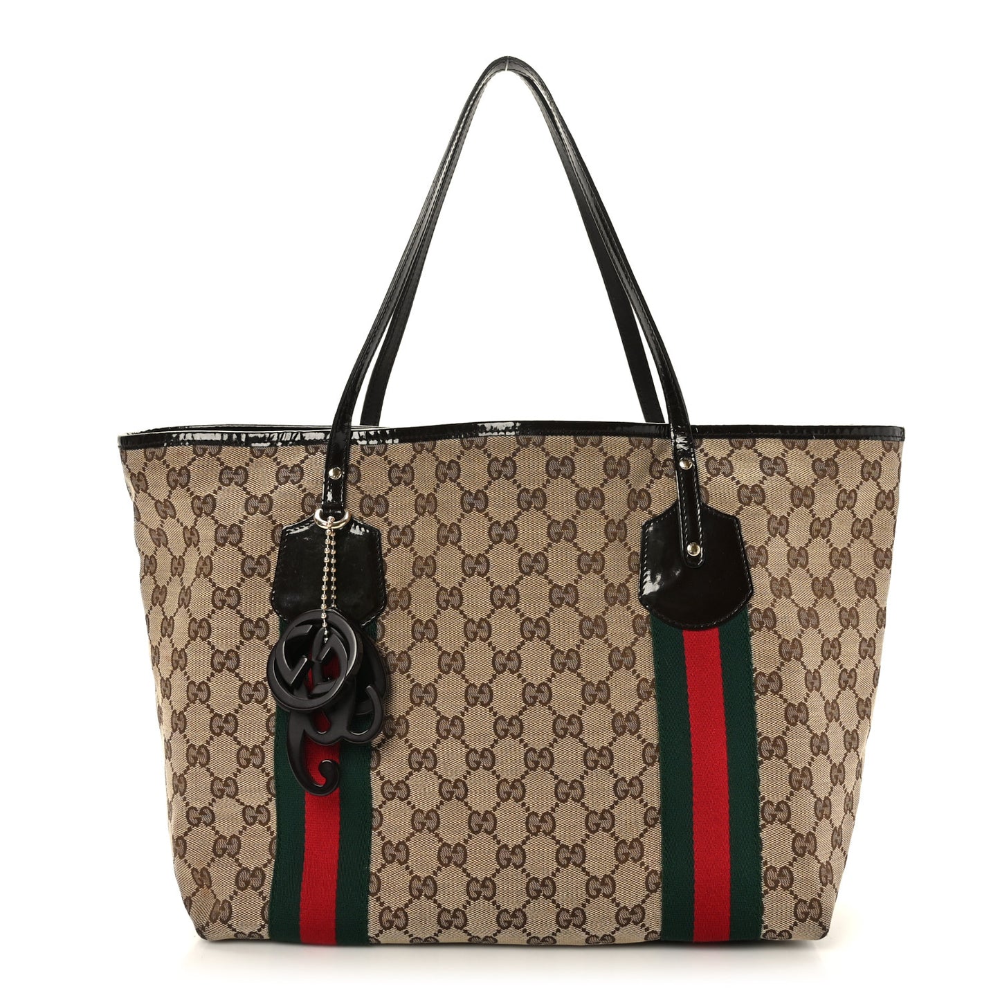 Monogram Web Large Jolie Tote Brown