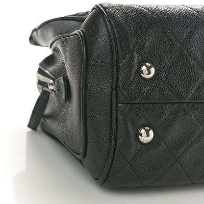 Chanel Caviar Quilted Shopping Tote Black 10 of 12