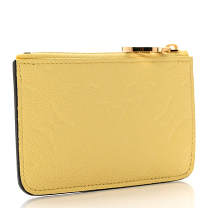 Louis Vuitton Empreinte Monogram Zipped Romy Card Holder Jaune 3 of 6