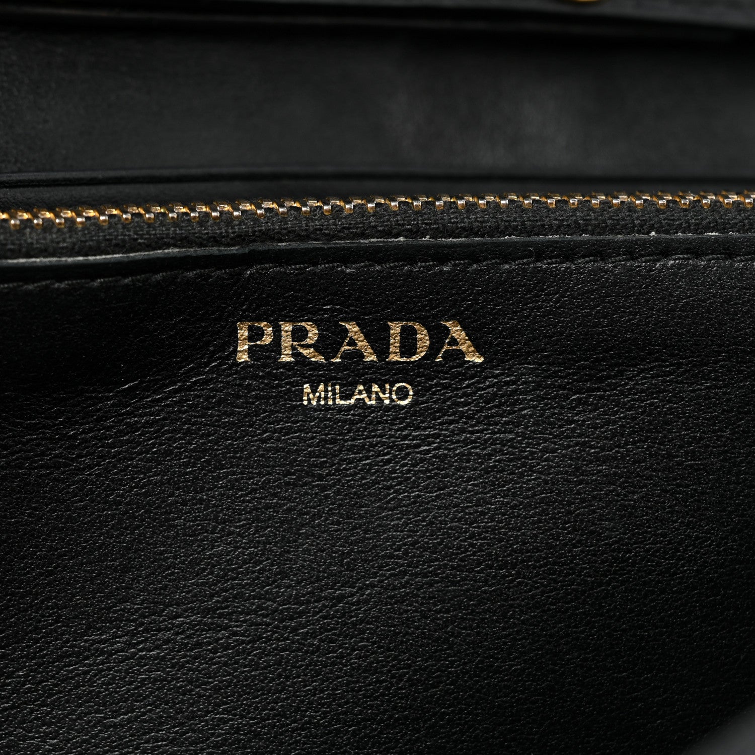 Prada Soft Calfskin Quilted Chain Wallet Black 8 of 17