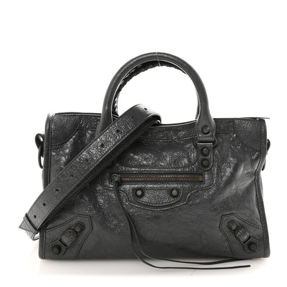 Balenciaga Agneau Arena Classic Hardware Small Le City Volcanic Rock 1 of 9