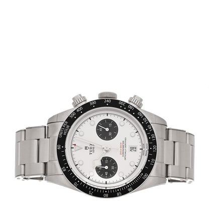TUDOR Stainless Steel 41mm Black Bay Chronograph Panda Automatic Watch White 79360N 2 of 5