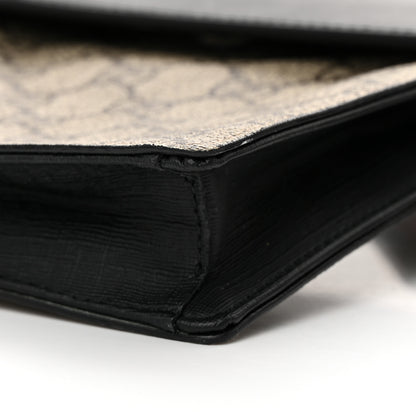 Gucci GG Supreme Monogram Web Belt Bag Black 12 of 18