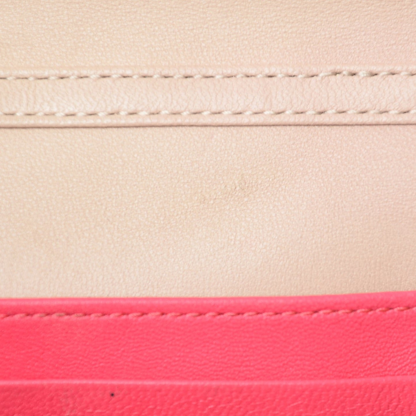 Lambskin Cannage Miss Dior Promenade Pouch Beige