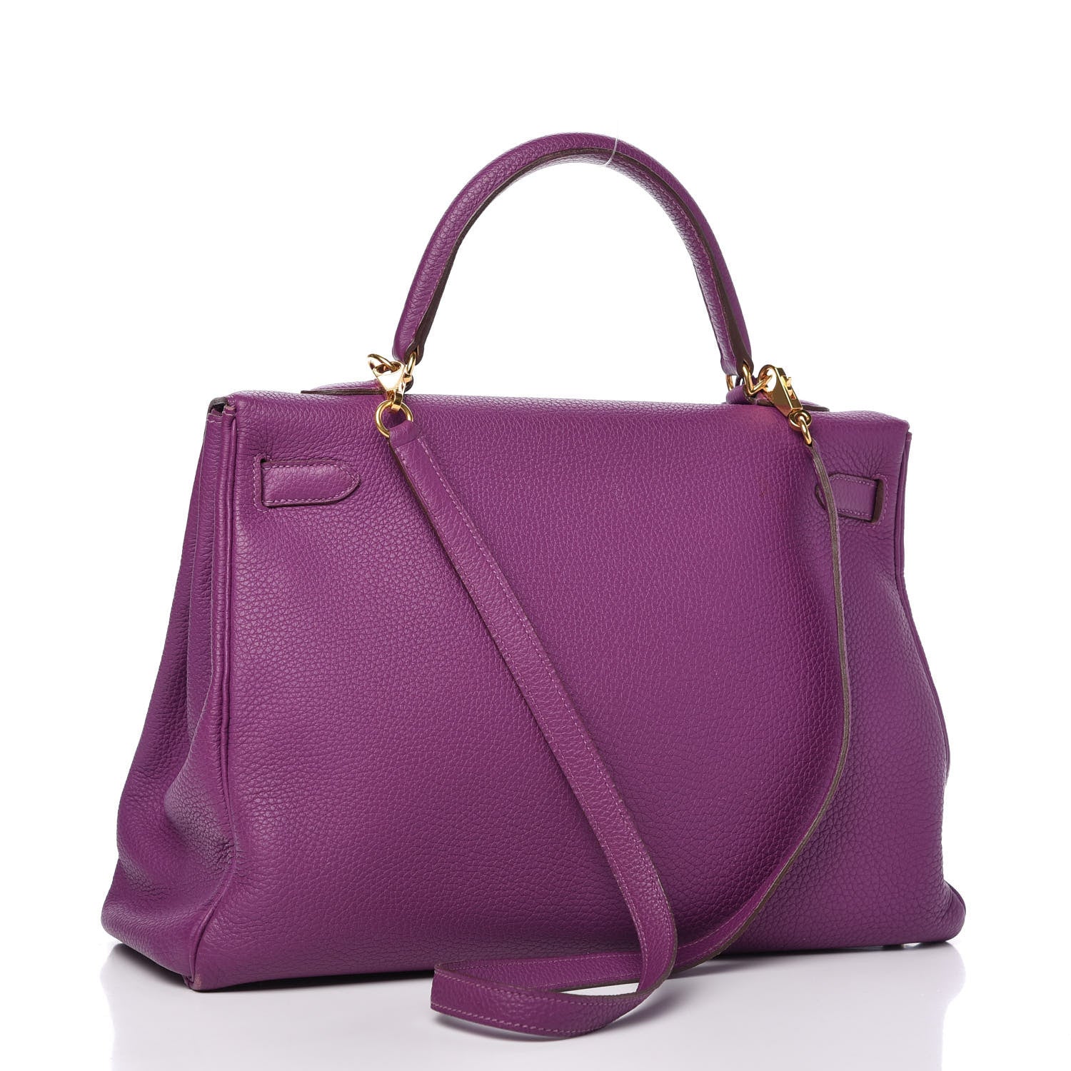 Hermes Togo Kelly Retourne 35 Anemone 3 of 10