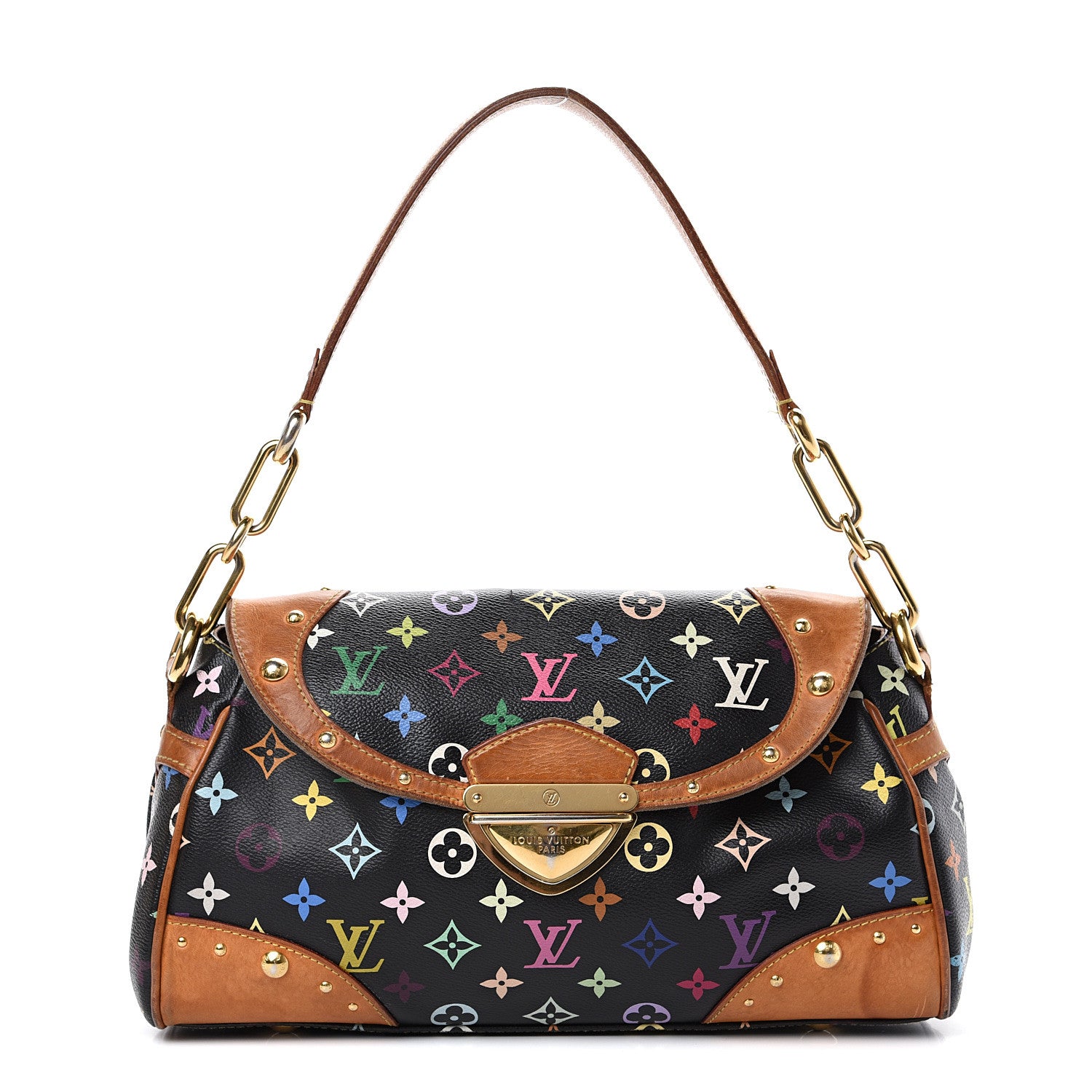 Louis Vuitton Monogram Multicolor Beverly MM Black 1 of 25
