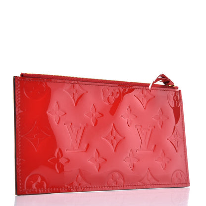 Louis Vuitton Vernis Felicie Chain Wallet Zippered Insert Cherry 3 of 6