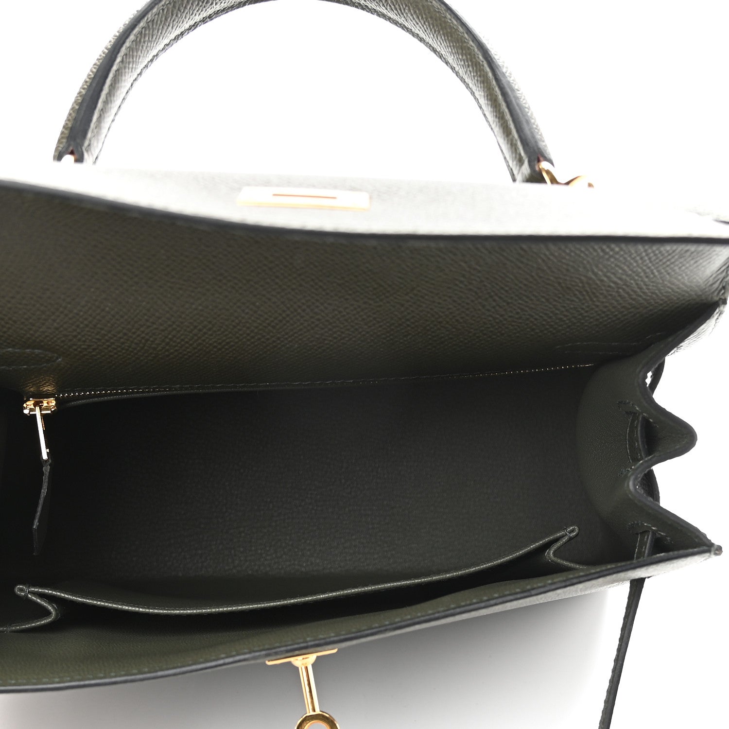 Hermes Epsom Kelly Sellier 25 Vert De Gris 6 of 10