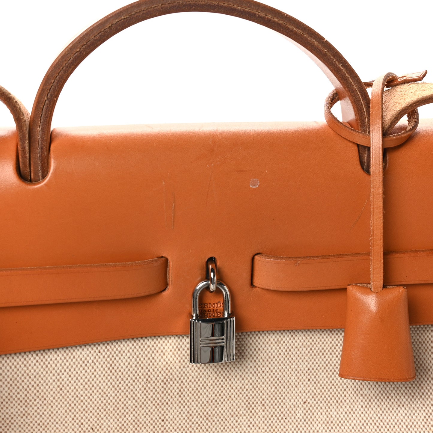 Toile Vache Calfskin Herbag 39 MM Natural