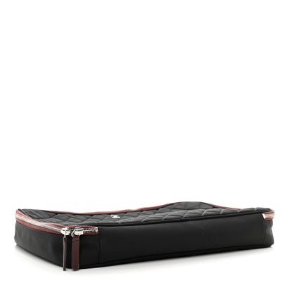 Chanel Nylon Quilted Laptop Case Black 4 of 9