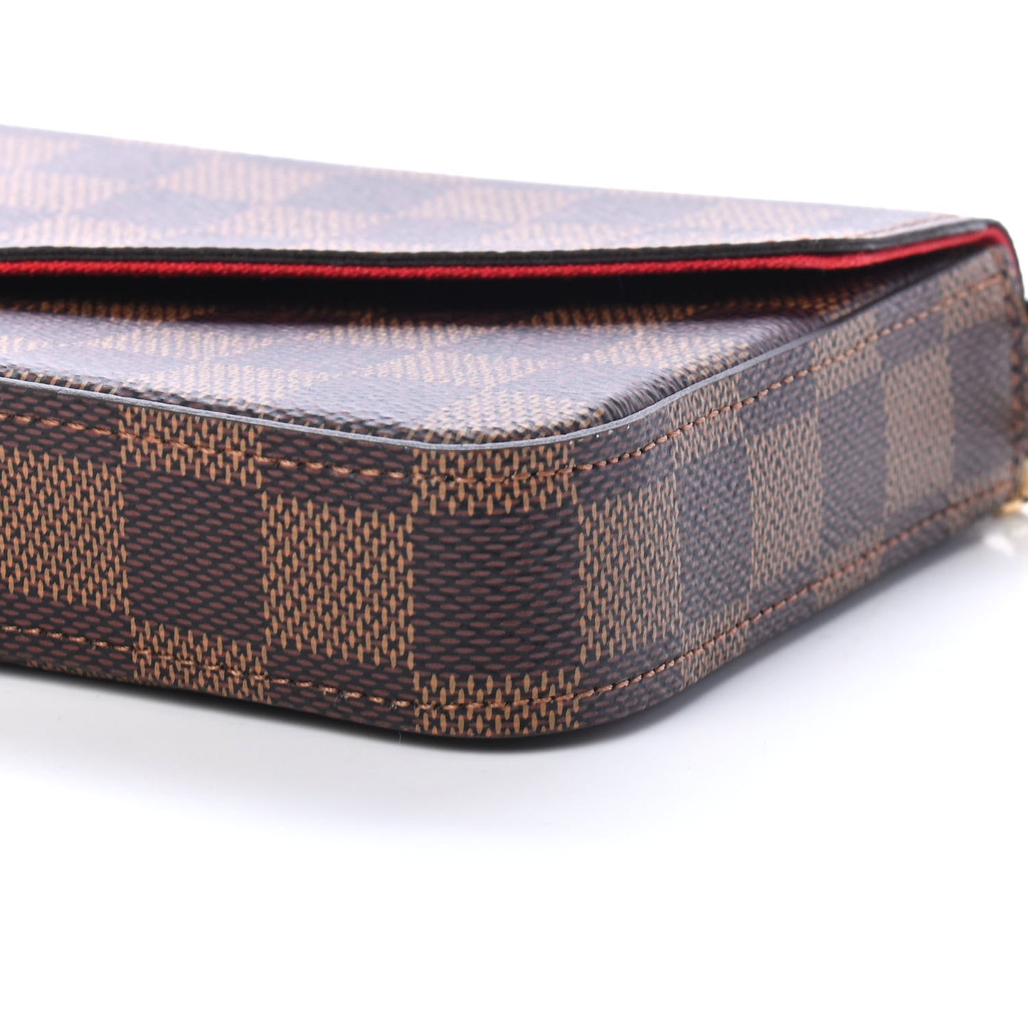 Damier Ebene Pochette Felicie Chain Wallet