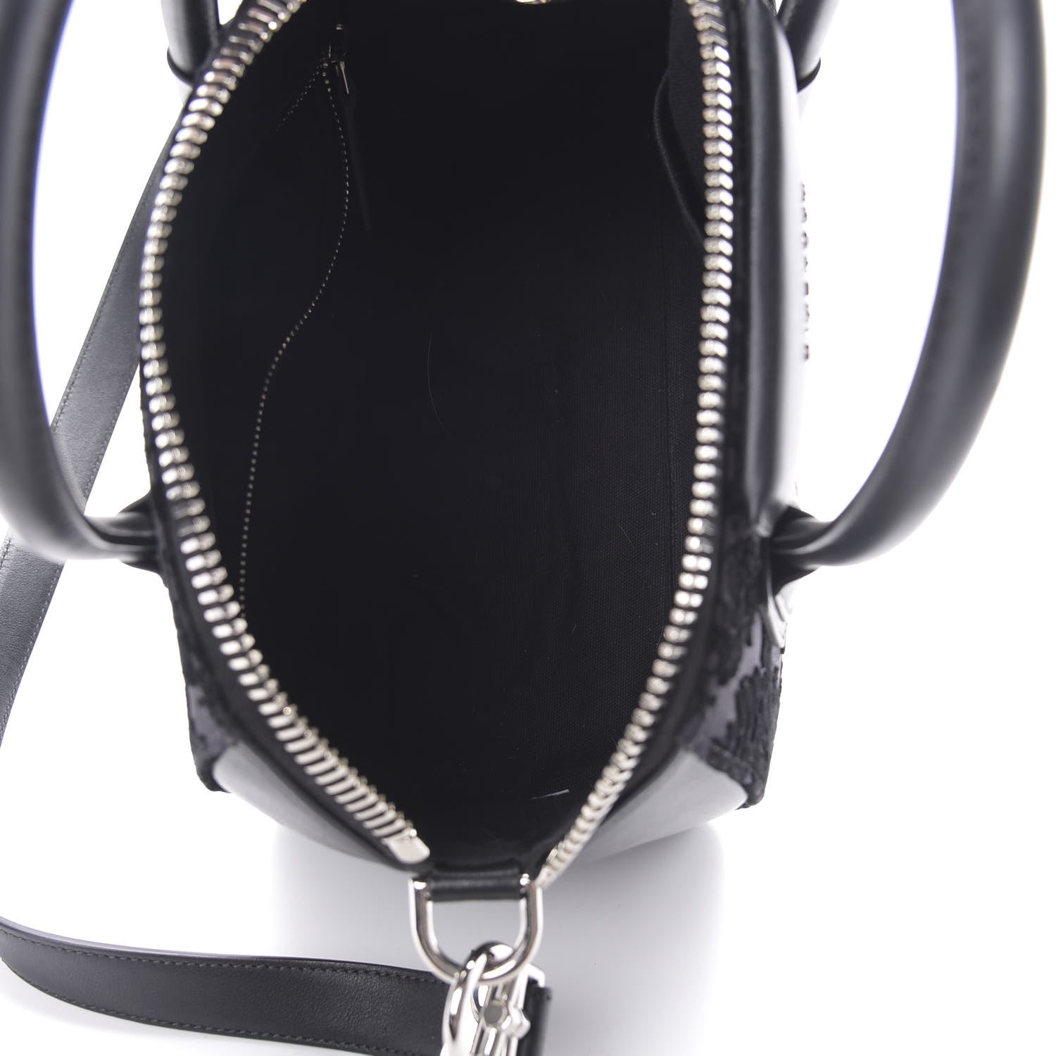 Givenchy Calfskin Velvet Small Devoree Antigona Black 5 of 11