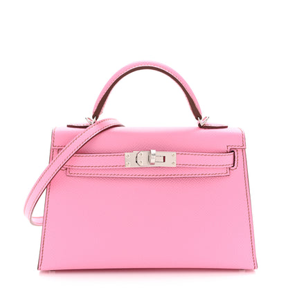 Hermes Epsom Mini Kelly Sellier 20 5P Pink 2 of 20