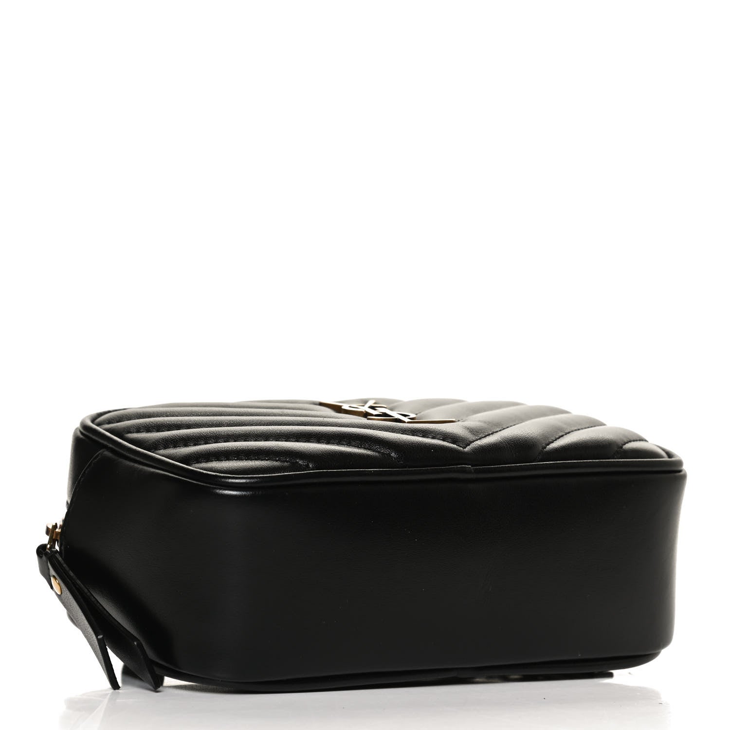 Saint Laurent Calfskin Matelasse Monogram Lou Belt Bag Black 4 of 12