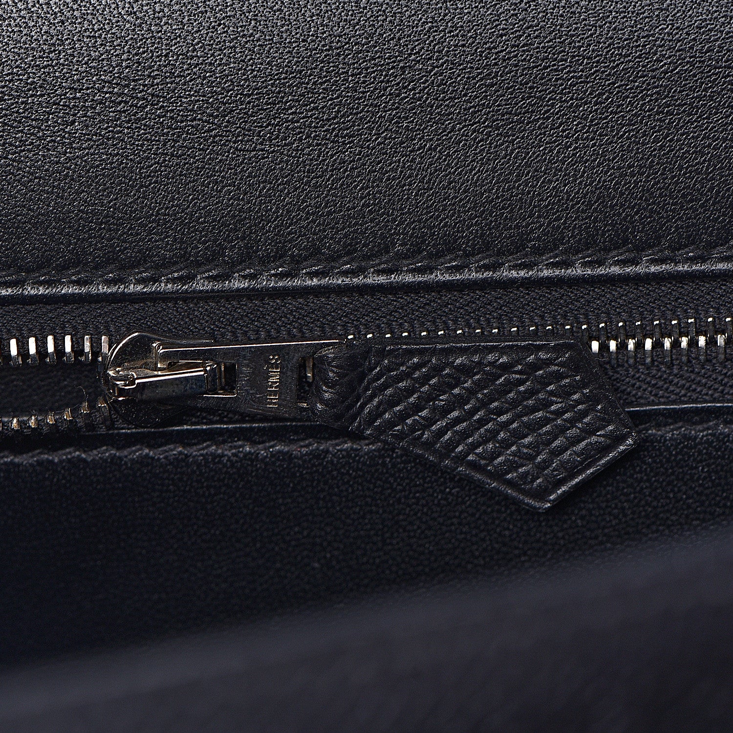 Hermes Epsom Enamel Constance 24 Black Bleu Saint Cyr 17 of 27