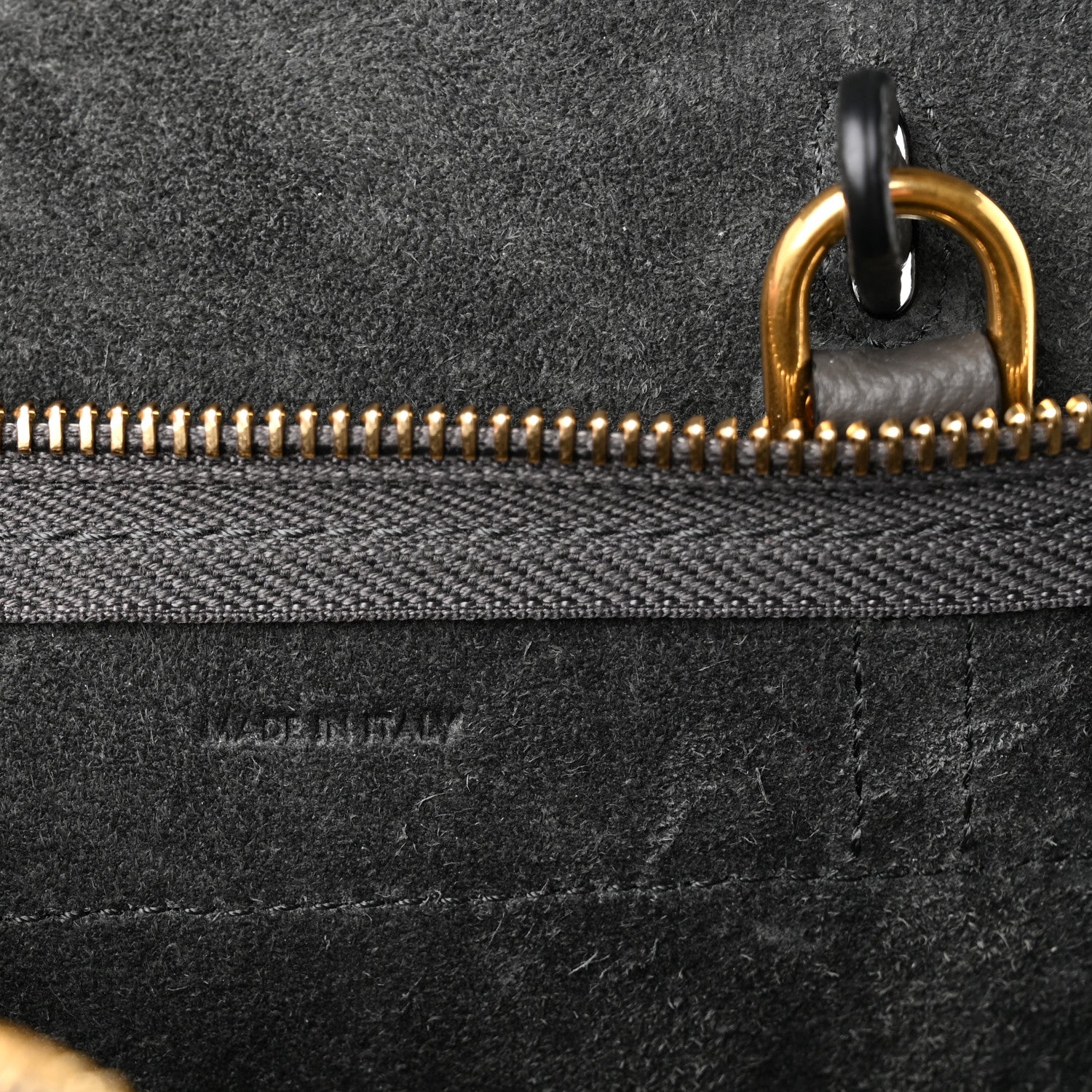 Celine Grained Calfskin Nano Belt Bag Grey 6 of 9