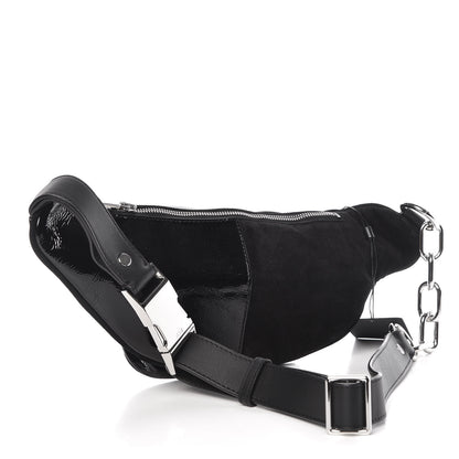 Alexander Wang Suede patent Attica Fannypack Black 3 of 6