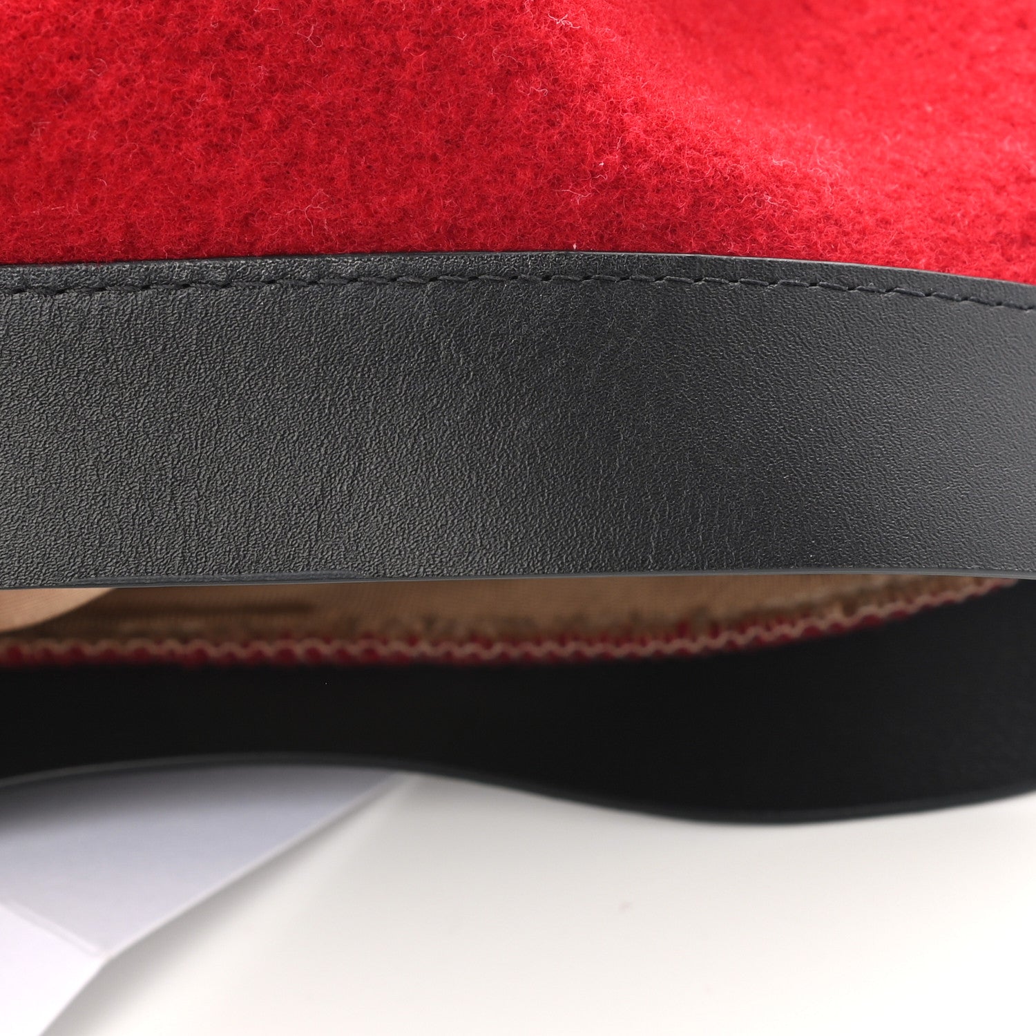 Hermes Merinos Wool Felt Felicity Beret Hat 56 Passion 9 of 9