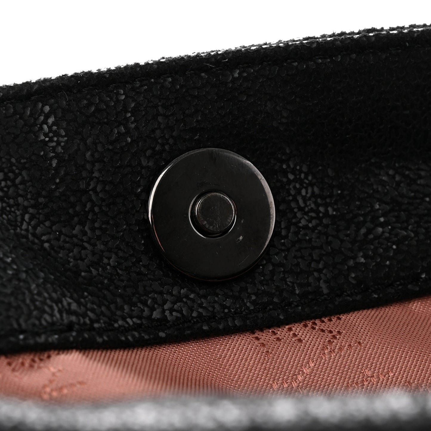 Shaggy Deer Falabella Fold Over Clutch Black