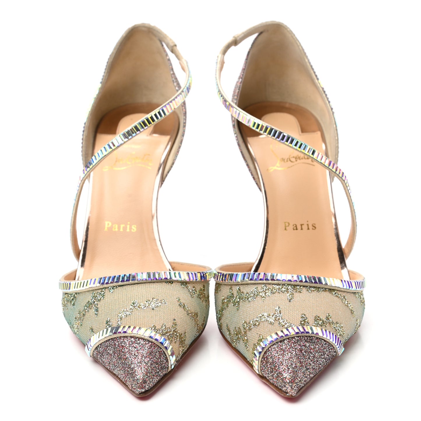 Mini Glitter Rete Tulle Chiara Diams 100 Pump 39.5 Version Multicolor
