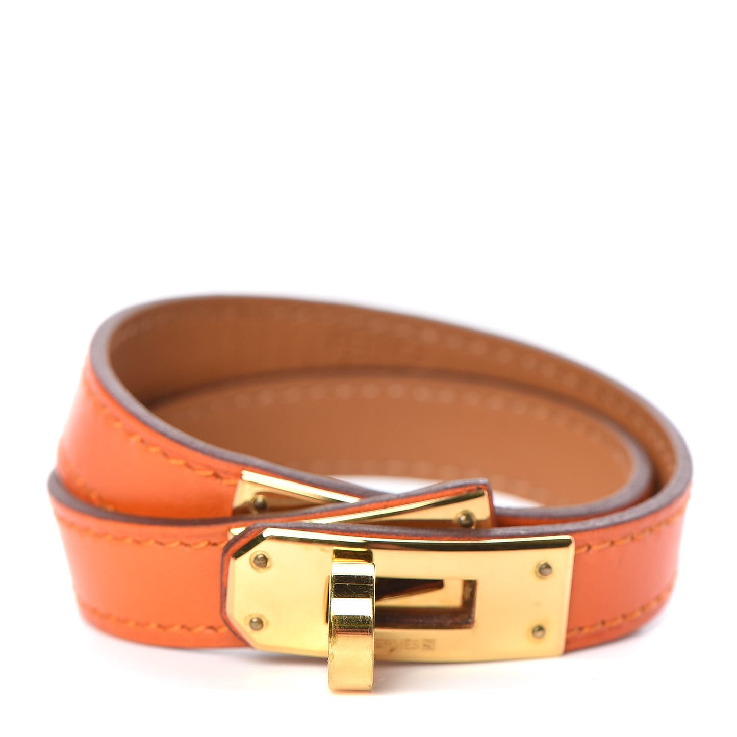 Box Kelly Double Tour Bracelet S Orange