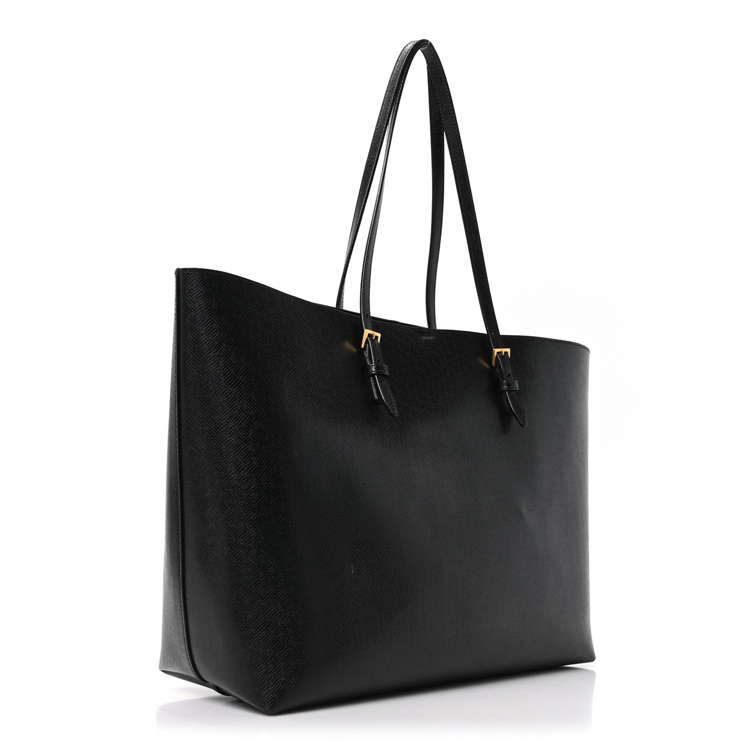 Saint Laurent Calfskin Large Shopping Tote Black 4 of 11