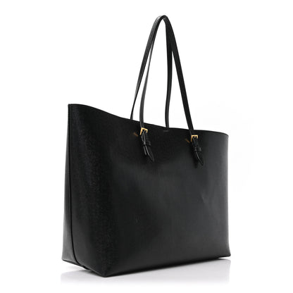 Saint Laurent Calfskin Large Shopping Tote Black 4 of 11