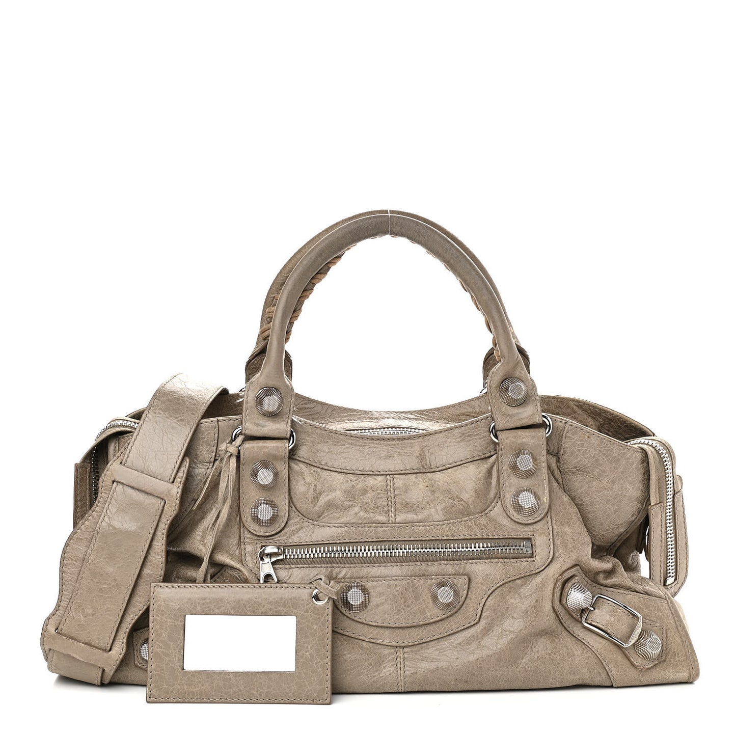 Agneau Giant 21 Silver Hardware Part Time Papyrus