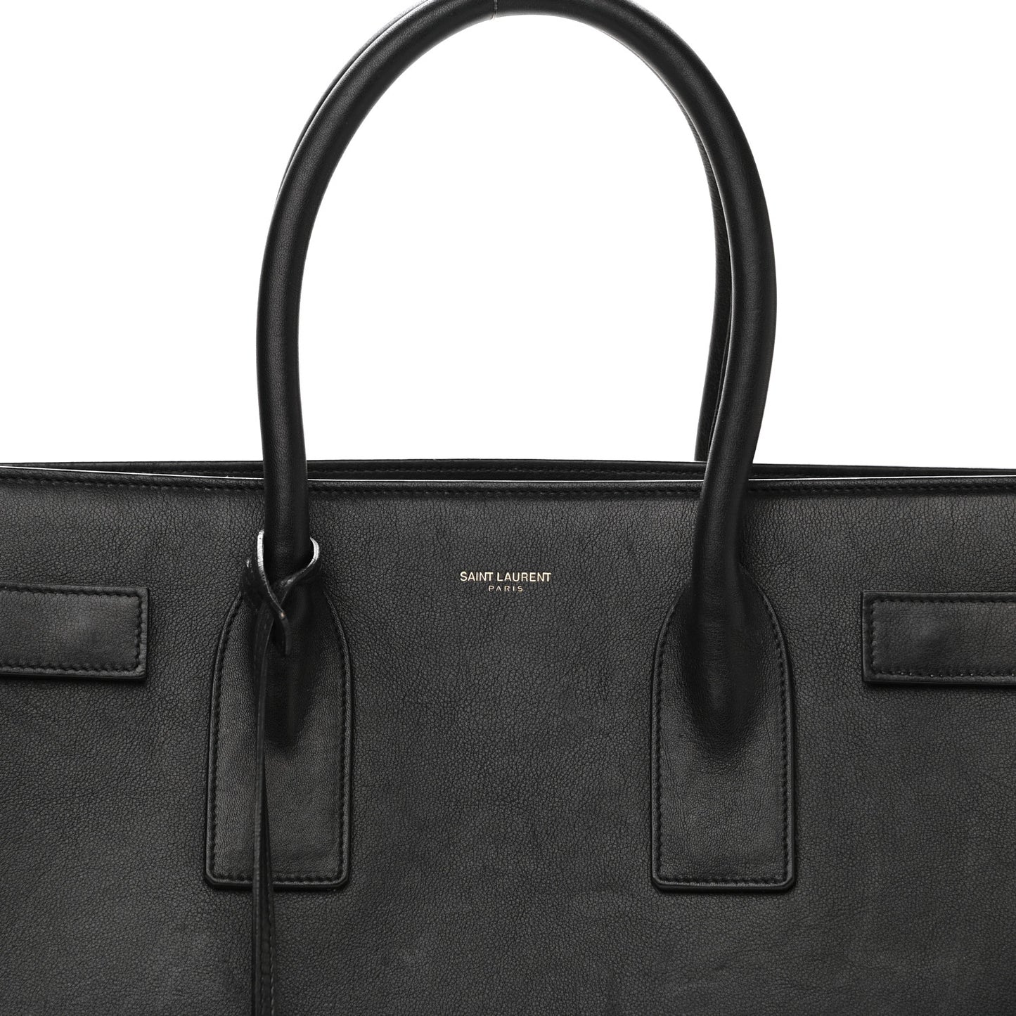 Calfskin Large Sac De Jour Carryall Black