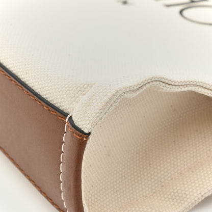Jimmy Choo Canvas Logo Tote Natural Brown 9 of 11