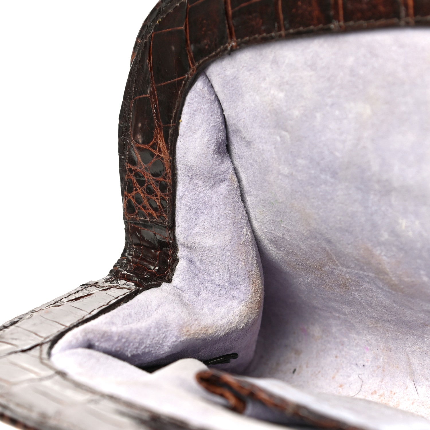 Nancy Gonzalez Crocodile Clutch Brown 18 of 26