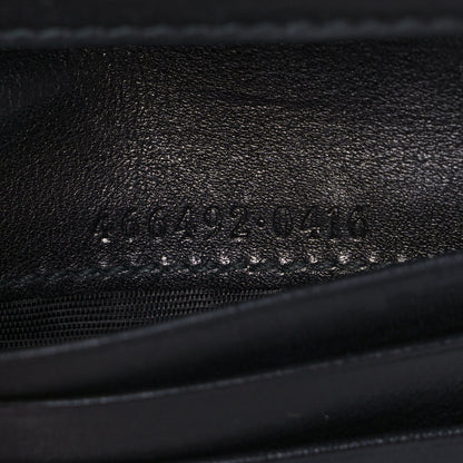 Gucci Calfskin Matelasse GG Marmont Card Case Wallet Black 8 of 13