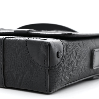 Louis Vuitton Taurillon Monogram Trunk Messenger Black 10 of 11
