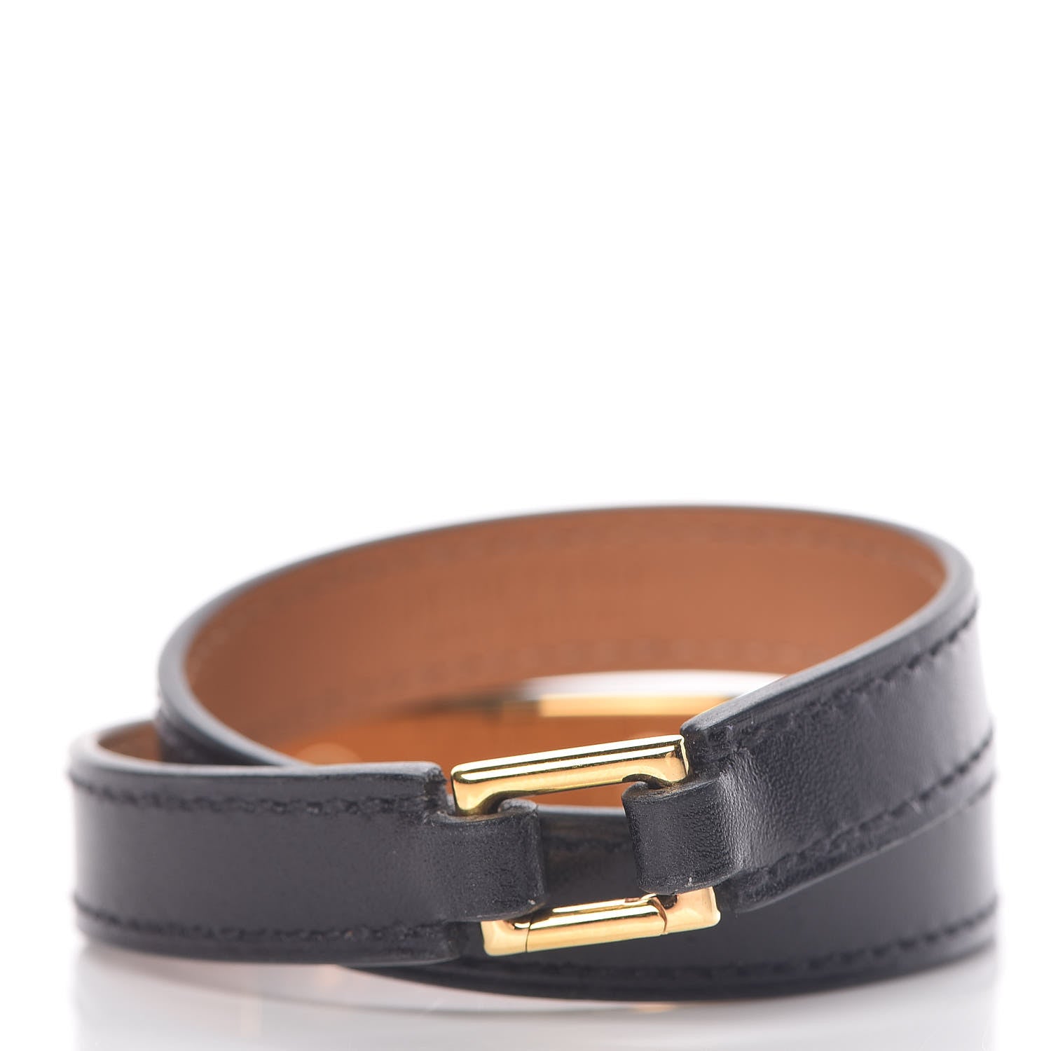Hermes Box Rivale Double Tour Bracelet S Black 3 of 6