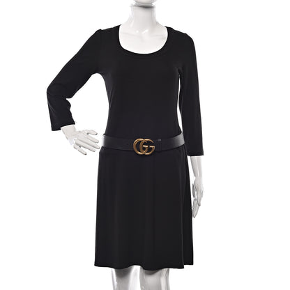 Gucci Textured Calfskin Double G 40mm Belt 85 34 Black 2 of 6
