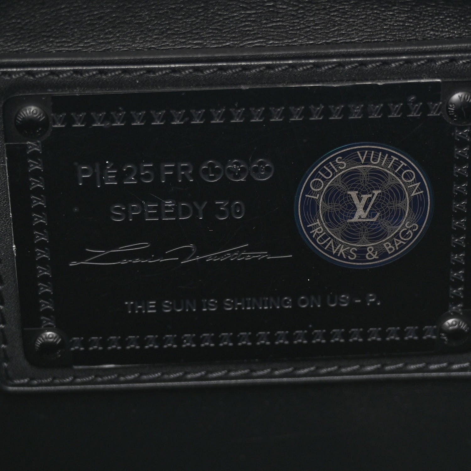 Louis Vuitton Calfskin Monogram Speedy P9 Bandouliere 30 Ultra Black 7 of 10