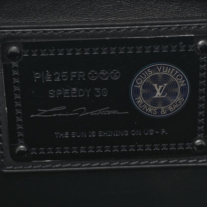 Louis Vuitton Calfskin Monogram Speedy P9 Bandouliere 30 Ultra Black 7 of 10
