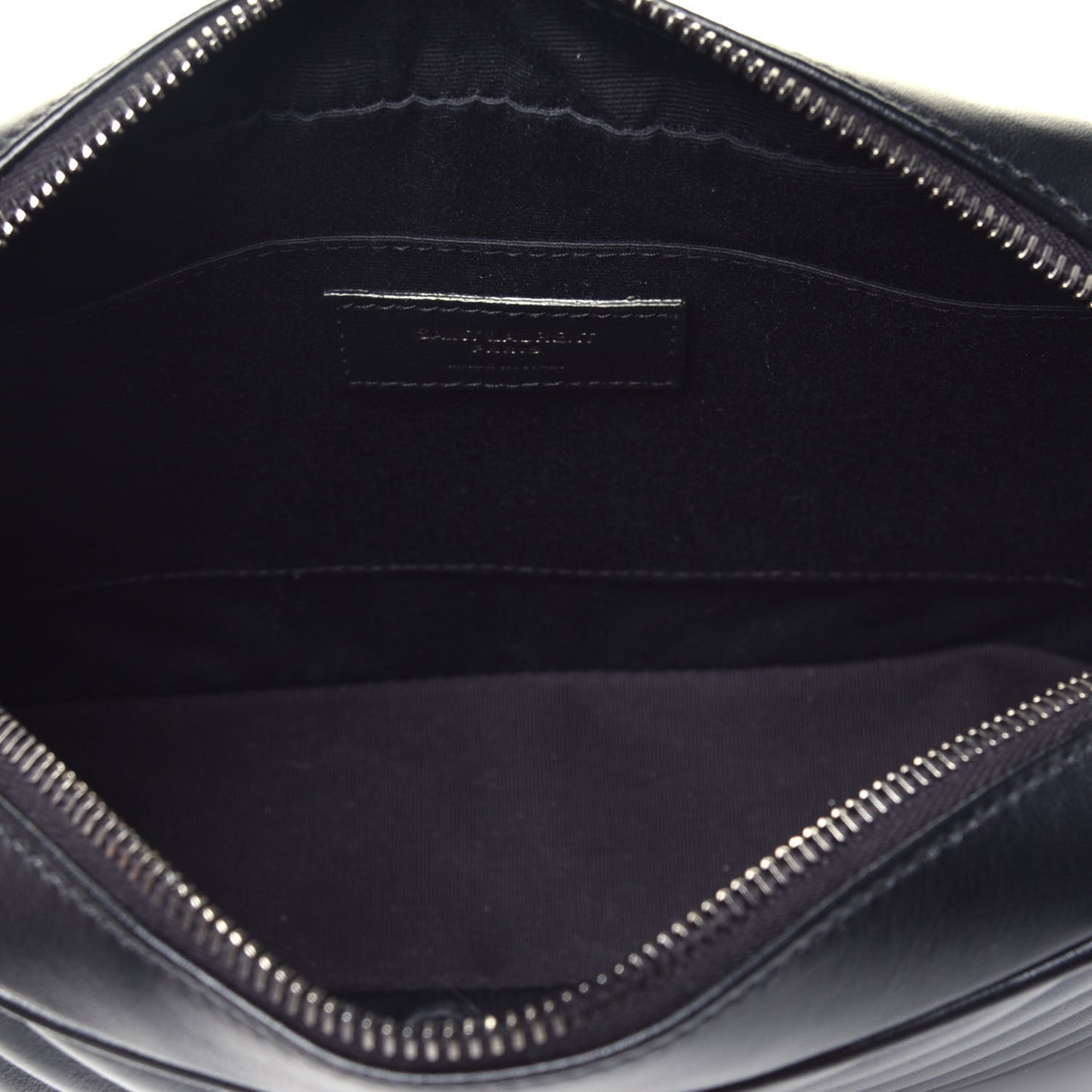 Calfskin Matelasse Monogram Lou Camera Bag Black