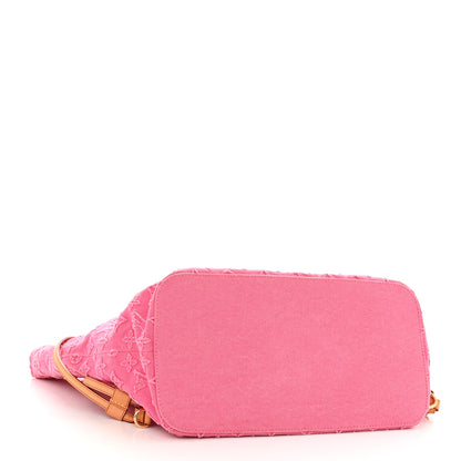 Louis Vuitton Monogram Denim Neverfull MM Rose 4 of 9