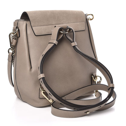 Chloe Suede Calfskin Small Faye Backpack Motty Grey 2 of 9