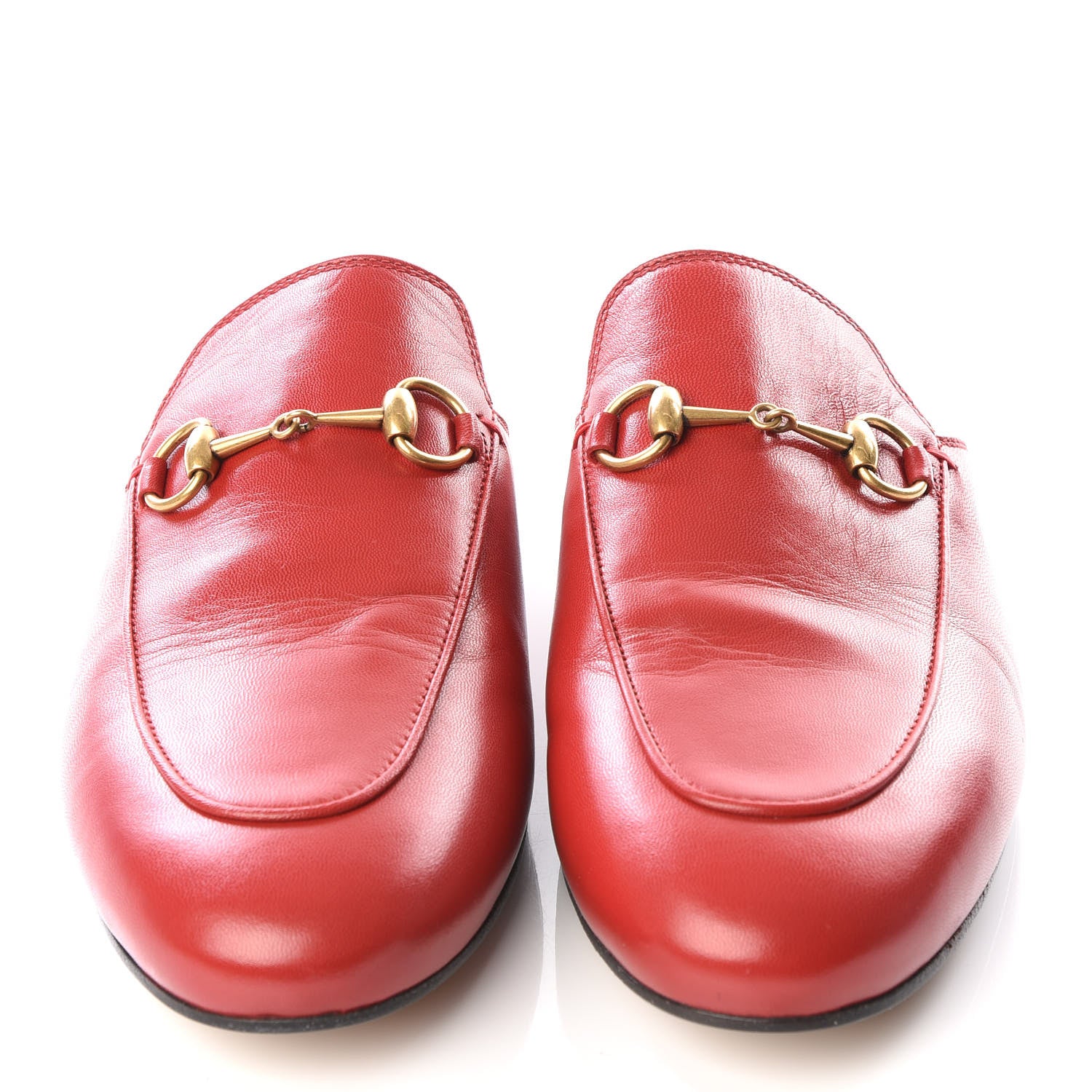 Gucci Malaga Kid Womens Princetown Slippers 38 Hibiscus Red 3 of 8