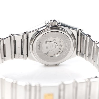 Omega Stainless Steel Diamond Bezel Mother of Pearl 22mm Constellation My Choice Quartz Watch 1465.71.00 4 of 5